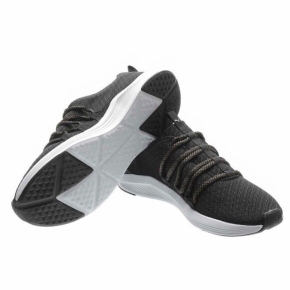 PUMA Ladies' Prowl Knit Sneakers Black 6 - Picture 7 of 9